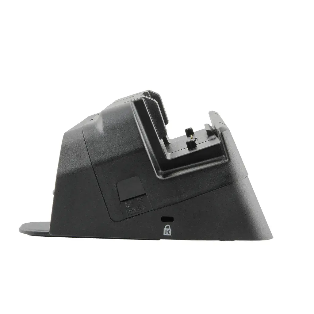 En bordsdocka för WeloX10A Tablet, från sidan