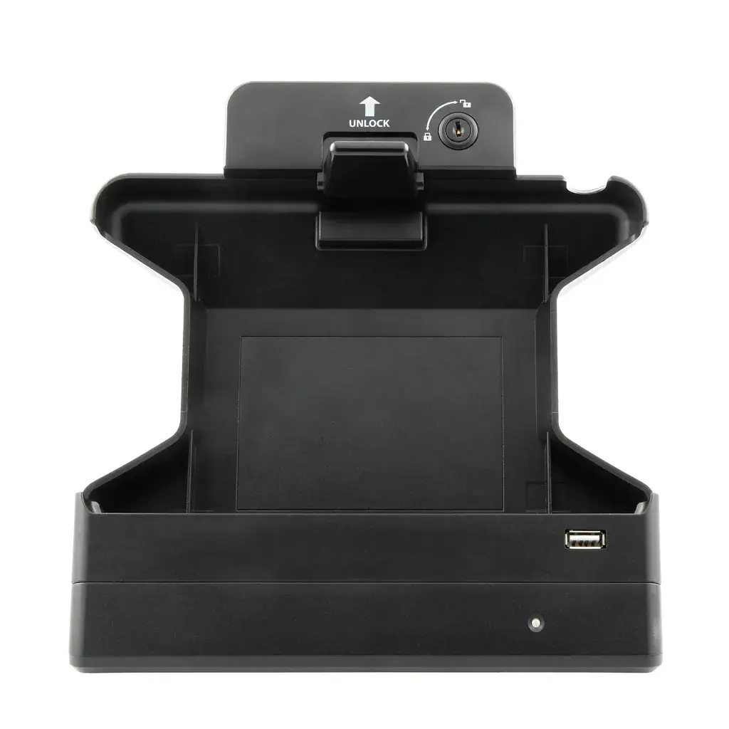 En låsbar bordsdocka till RP70 och RP70A Tablets, framsida