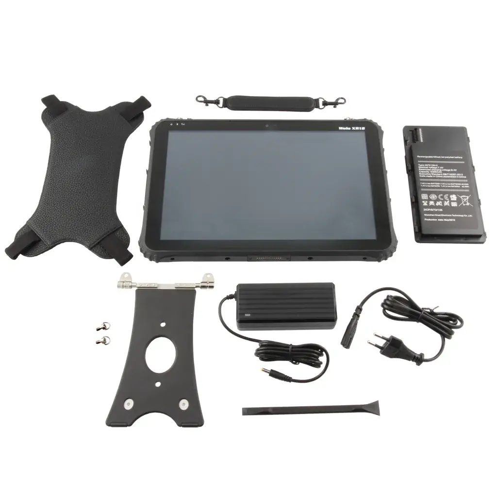 En Welo XR12 Tablet PC med tillbehör