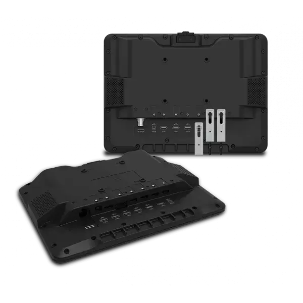 Ruggad Monitor två vyer på baksidan