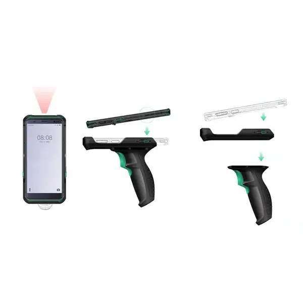 hur man sätter på UT600 på pistol grip