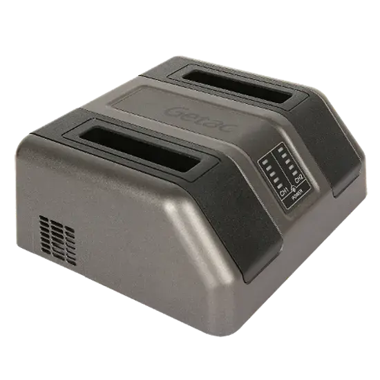 Extern Dual Bay huvudbatteriladdare